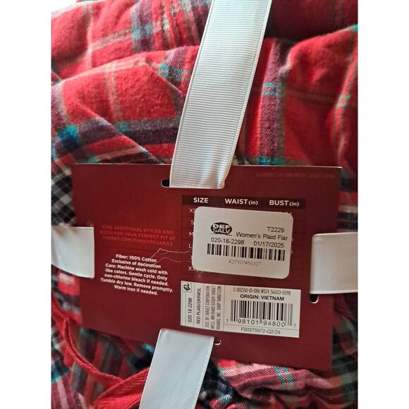 Wondershop 2 Piece Sleepware Womens Size XS Red - Picture 3 of 7